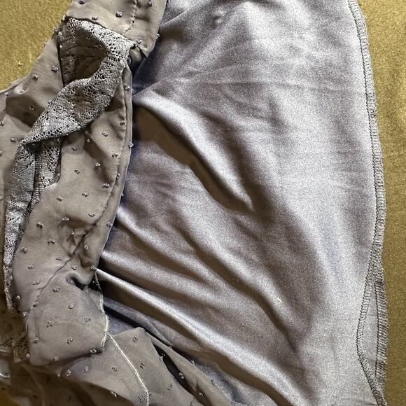 2Hip By Wrapper Girls Dress Blue Dots W/ Under Skirt Size 10 - Picture 4 of 8